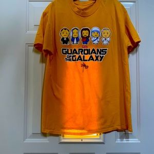 A yellow tshirt that can be used for exercise.